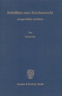 Abbildung von: Schriften zum Kirchenrecht. - Duncker & Humblot