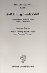 Abbildung von: Aufklärung durch Kritik. - fibre