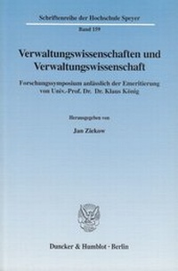 Abbildung von: Verwaltungswissenschaften und Verwaltungswissenschaft. - fibre