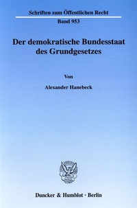 Abbildung von: Der demokratische Bundesstaat des Grundgesetzes. - fibre