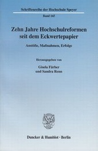 Abbildung von: Zehn Jahre Hochschulreformen seit dem Eckwertepapier. - fibre