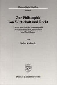 Abbildung von: Zur Philosophie von Wirtschaft und Recht. - fibre