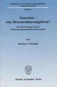Abbildung von: Sezession - eine Dezentralisierungsform? - fibre