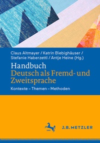 Abbildung von: Handbuch Deutsch als Fremd- und Zweitsprache - J.B. Metzler