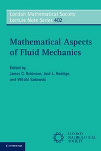 Abbildung von: Mathematical Aspects of Fluid Mechanics - Cambridge University Press