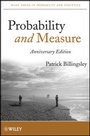 Cover: Probability and Measure, Anniversary Edition - Wiley