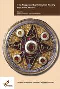Cover: The Shapes of Early English Poetry - Medieval Institute Publications