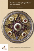 Cover: The Shapes of Early English Poetry - Medieval Institute Publications