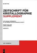 Cover: 27th Annual Conference of the German Crystallographic Society, March 25-28, 2019, Leipzig, Germany - De Gruyter