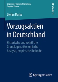 Abbildung von: Vorzugsaktien in Deutschland - Springer Gabler