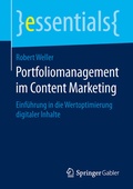 Cover: Portfoliomanagement im Content Marketing - Springer Gabler
