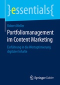 Cover: Portfoliomanagement im Content Marketing - Springer Gabler