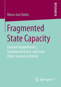 Bild: Fragmented State Capacity - Springer VS