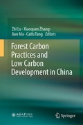 Cover: Forest Carbon Practices and Low Carbon Development in China - Springer