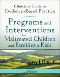 Enlarge image Cover: Programs and Interventions for Maltreated Children and Families at Risk - Wiley