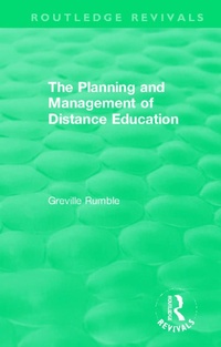 Enlarge image Cover: The Planning and Management of Distance Education - Routledge