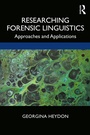 Cover: Researching Forensic Linguistics - Routledge