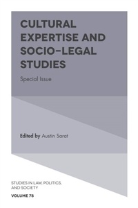 Abbildung von: Cultural Expertise and Socio-Legal Studies - Emerald Publishing Limited