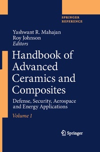 Enlarge image Cover: Handbook of Advanced Ceramics and Composites - Springer