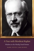 Cover: A Year with Mordecai Kaplan - Jewish Publication Society