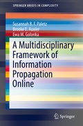 Cover: A Multidisciplinary Framework of Information Propagation Online - Springer