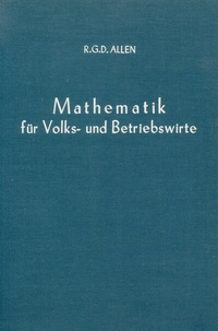Abbildung von: Mathematik für Volks- und Betriebswirte. - Duncker & Humblot