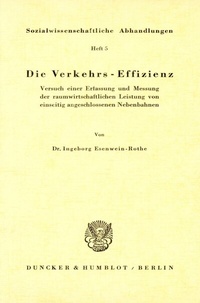 Abbildung von: Die Verkehrs-Effizienz. - fibre