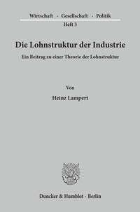 Abbildung von: Die Lohnstruktur der Industrie. - fibre