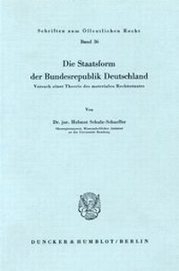 Abbildung von: Die Staatsform der Bundesrepublik Deutschland. - fibre