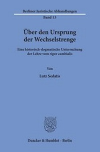 Abbildung von: Über den Ursprung der Wechselstrenge. - fibre