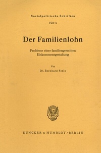 Abbildung von: Der Familienlohn. - Duncker & Humblot