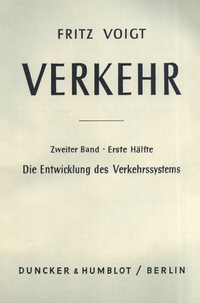 Abbildung von: Verkehr. - Duncker & Humblot