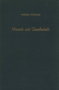 Abbildung von: Mensch und Gesellschaft. - Duncker & Humblot