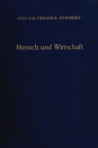 Abbildung von: Mensch und Wirtschaft. - Duncker & Humblot