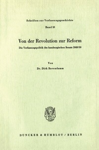 Abbildung von: Von der Revolution zur Reform. - Duncker & Humblot