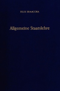 Abbildung von: Allgemeine Staatslehre. - Duncker & Humblot