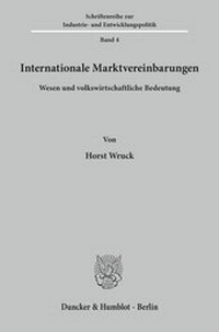 Abbildung von: Internationale Marktvereinbarungen. - fibre