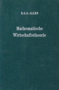 Abbildung von: Mathematische Wirtschaftstheorie. - Duncker & Humblot