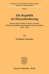 Abbildung von: Die Republik als Herausforderung. - fibre