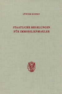 Abbildung von: Staatliche Regelungen für Immobilienmakler. - Duncker & Humblot