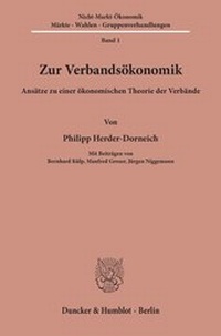 Abbildung von: Zur Verbandsökonomik. - fibre