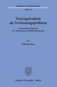Abbildung von: Vertragsfreiheit als Verfassungsproblem. - fibre