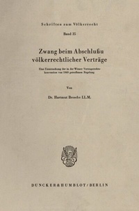 Abbildung von: Zwang beim Abschluß völkerrechtlicher Verträge. - fibre