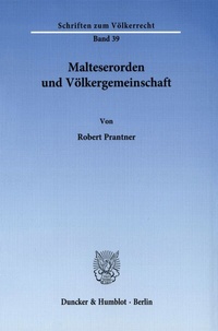Abbildung von: Malteserorden und Völkergemeinschaft. - fibre