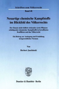 Abbildung von: Neuartige chemische Kampfstoffe im Blickfeld des Völkerrechts. - fibre