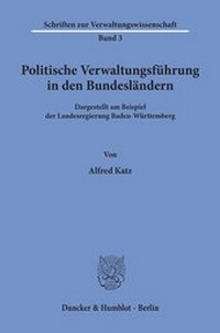 Abbildung von: Politische Verwaltungsführung in den Bundesländern. - fibre