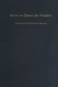 Abbildung von: Recht im Dienst des Friedens. - fibre