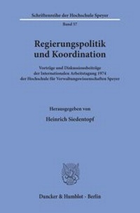 Abbildung von: Regierungspolitik und Koordination. - fibre
