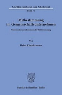 Abbildung von: Mitbestimmung im Gemeinschaftsunternehmen. - fibre