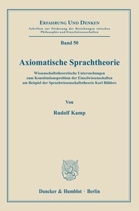 Abbildung von: Axiomatische Sprachtheorie. - Duncker & Humblot